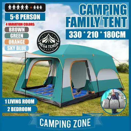 Tenda Family: Pilihan Ideal untuk Camping Keluarga! 🏞